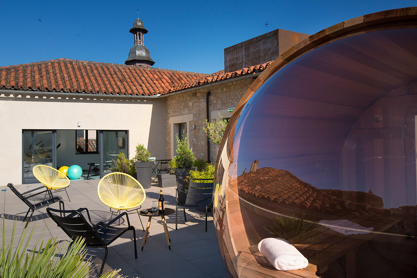 Sauna Terrasse Les Fleurines22