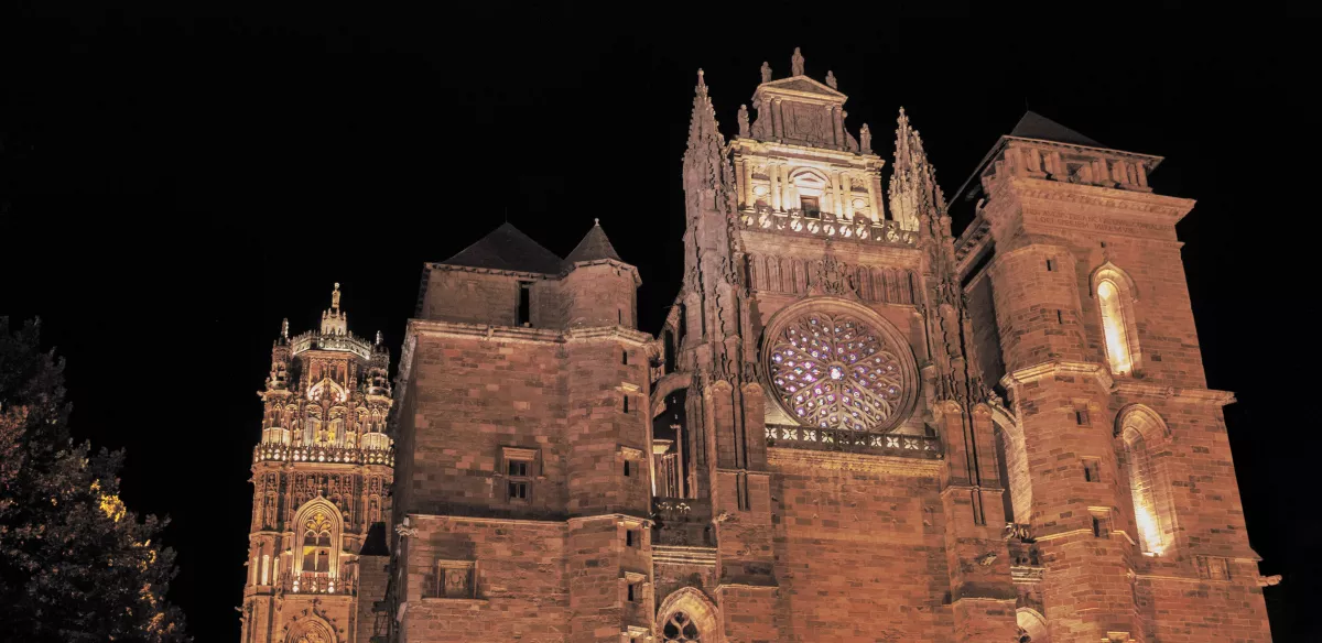 Aa Cathedrale Rodez Facade