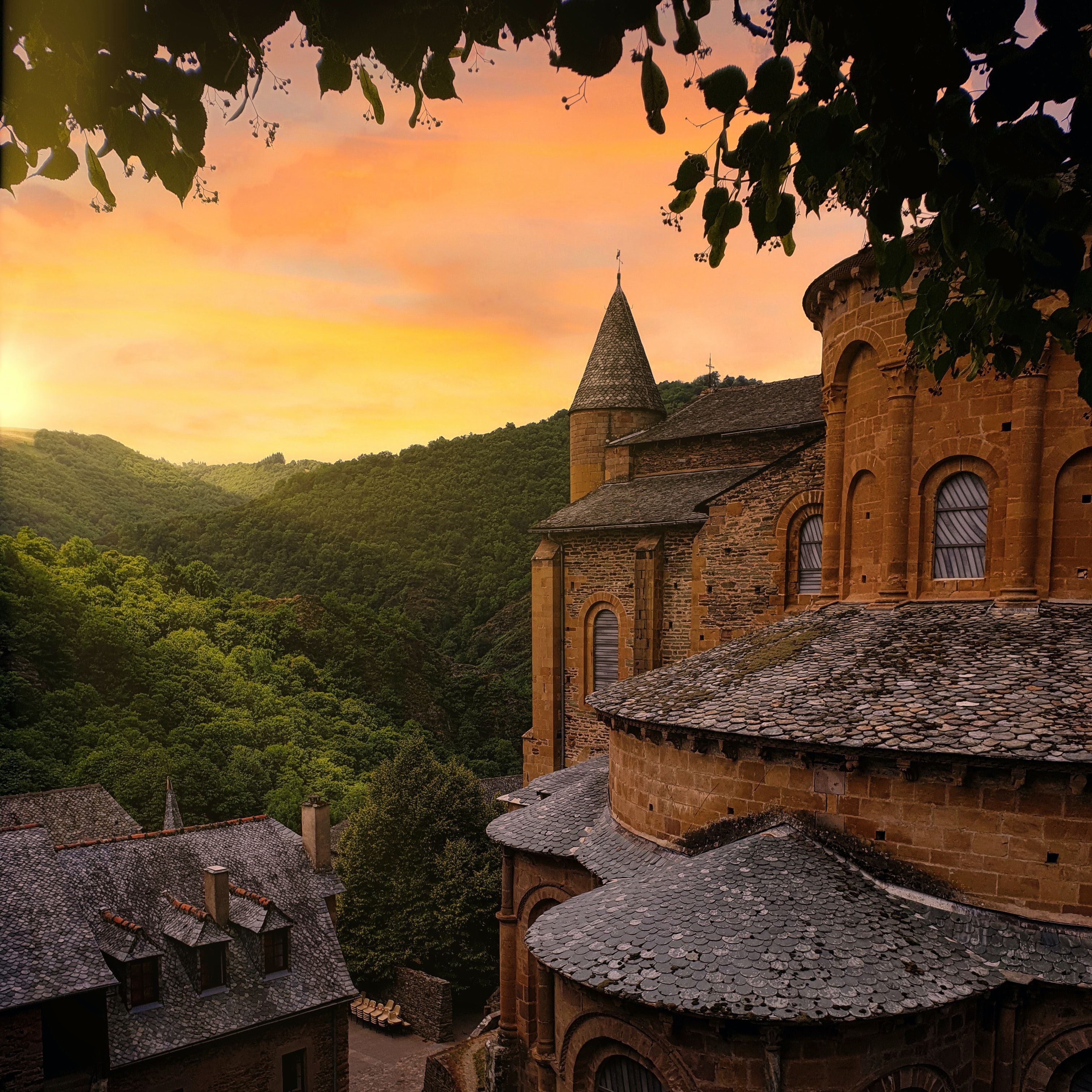 Le village de Conques en Aveyron